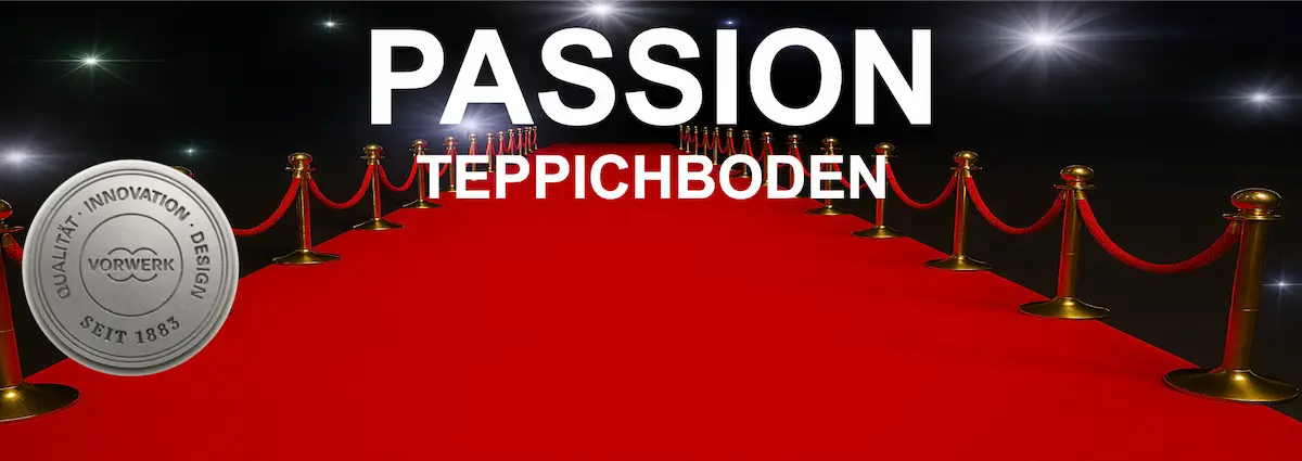 der rote Teppich führt zur Passion Kollektion